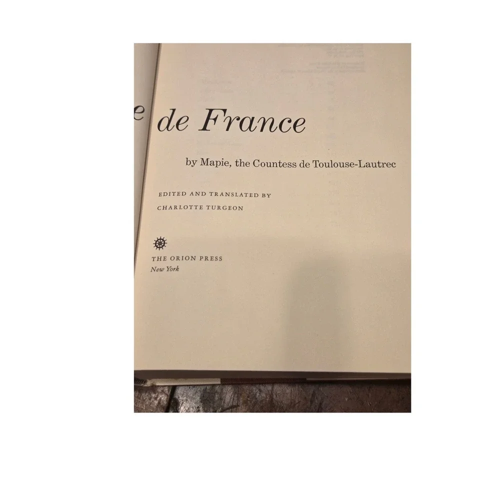 La Cuisine de France Cookbook 1964 Countess Mapie Vintage French